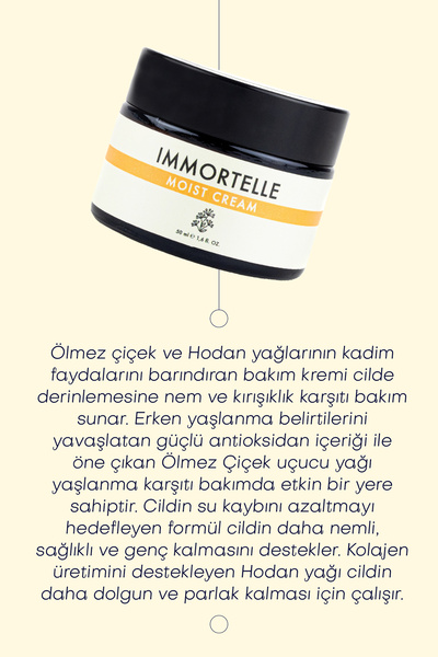 Polente Natural Ölmez Çiçek Kırışıklık Karşıtı Yüz Kremi (50 ML)