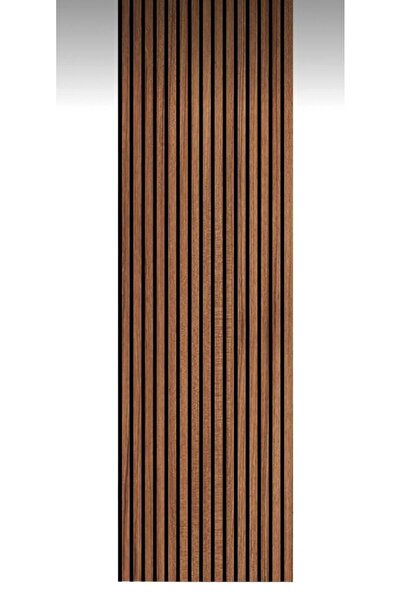 VERA DEKOR 100x275 Cm Ceviz Akustik Duvar Paneli / Mdf /4 Mm Keçe/ 9mm Çıta