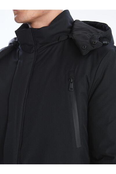 LC Waikiki Стандартно мъжко палто с качулка SOUTHBLUE