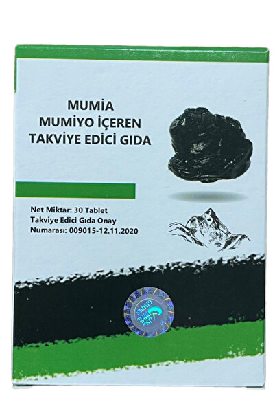 MUMİA MUMİYO İÇEREN TAKVİYE EDİCİ GIDA Mumiyo Takviye Edici Gıda 30 lu Tablet