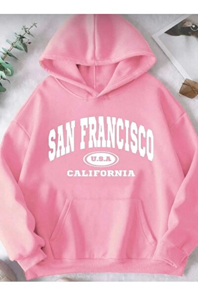 KOZİA OUTDOORS unisex oversize φούτερ με εμπριμέ κουκούλα