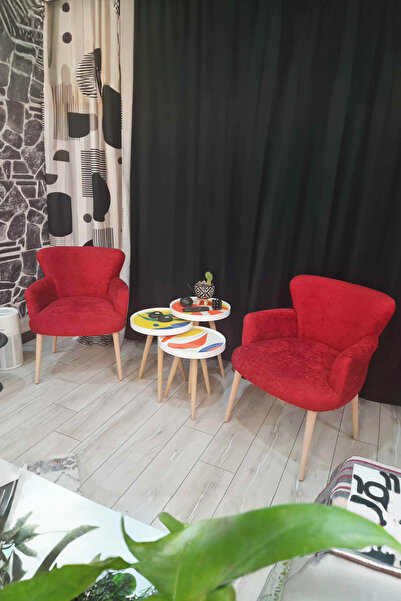 LOVİSSE HOME Nest Buklet Berjer, Ofis, Salon, Güzellik Merkezi, Büro, Misafir, Bekleme Koltuğu,sandalyei puf