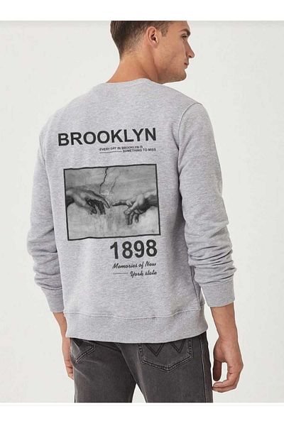 KOZİA OUTDOORS Printed Oyaka Unisex Oversize Sweatshirt