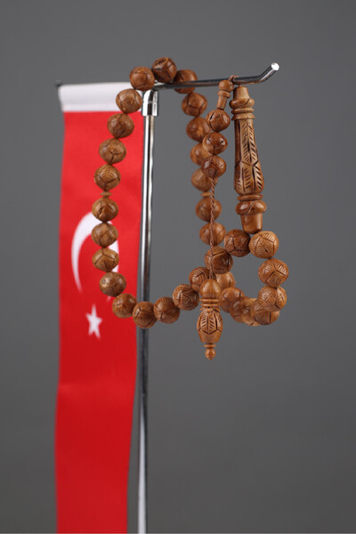 Black Sea Port All 10 mm Natural Prayer Beads Are Fully Engraved with Nakkaş Designs.
