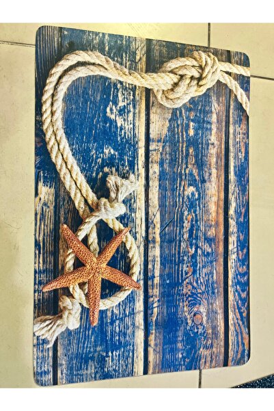 abnturk 40x60cm deniz yıldızı desenli kapı önü ve banyo paspası, çok amaçlı l...