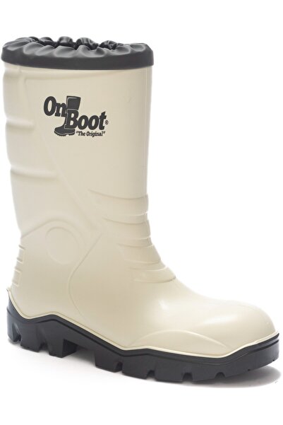 ON BOOT Onboot Kısa Pu Büzgülü Soğuk, Sıcak  Su Geçirmez Kaymaz Taban İş ve Y...
