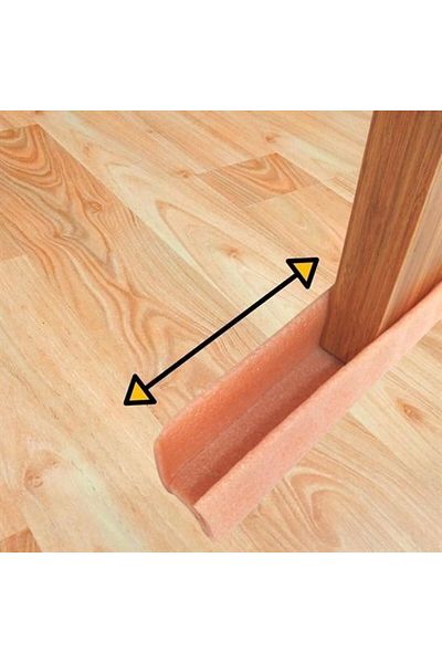 Nexora BUFFER® 4 Pieces Door Dust Anti-Wind Heat Insulation Providing Leak Proof Styrofoam