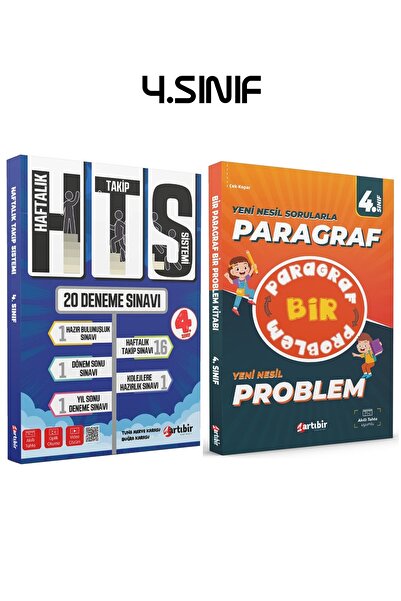 Artıbir Yayınları 4.Sınıf (HTS) Haftalık Takip Sistemi + Bir Paragraf Bir Pro...
