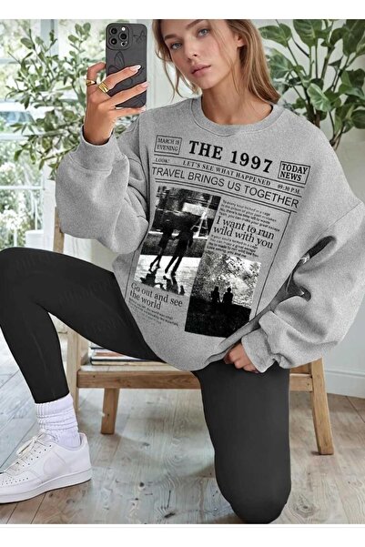 KOZİA OUTDOORS Φούτερ με στάμπα oyaka unisex oversize