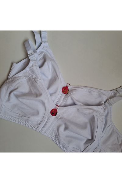 NARIYA Sutien pentru femei de mărime mare - bumbac, 2 bucăți din 2, lenjerie de zi cu zi confortabilă