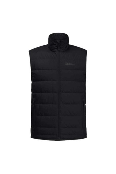 Jack Wolfskin Мъжко черно палто и яке Ather Down Vest M 1207691-6000