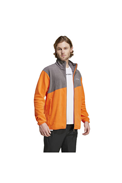 adidas MT FZ FLEECE Erkek Turuncu Polar IZ3293
