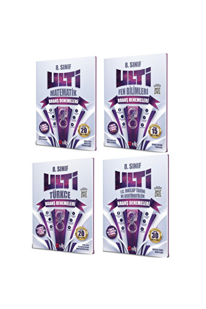 Bes Yayınları Bes Yayınları 8. Sınıf LGS Ulti Serisi Matematik Fen Türkçe İnk...