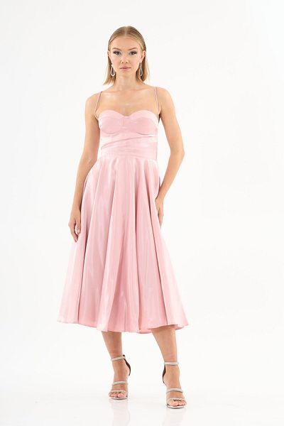 Carmen Πούδρα λουράκι Organza Satin Promise Φόρεμα
