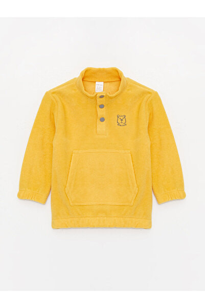 LC Waikiki Lcwk Dik Yaka Uzun Kollu Polar Erkek Bebek Sweatshirt
