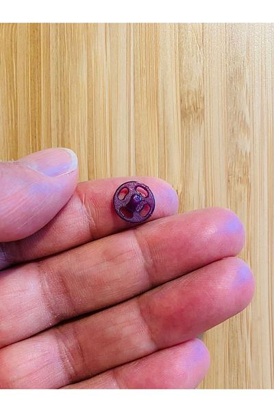 Kartopu Stand-Up Plastic Snap Fastener 1cm (10mm) Pack of 10 (10 Pairs). Color: Dark Burgundy.