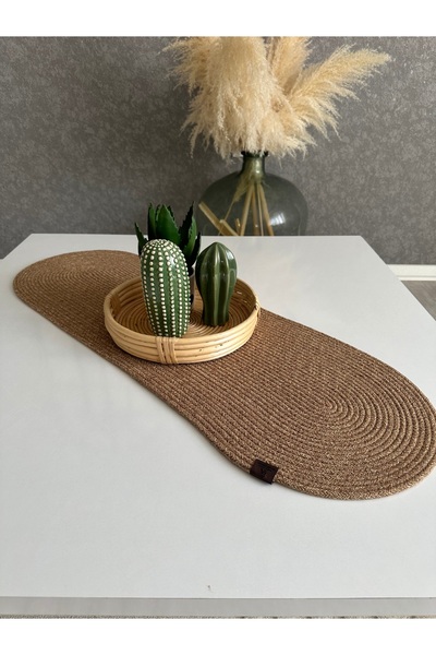 ERSU AHAT HOME DESİGN EA Iuta, răchită, Runner, Serviciu american, Supa, Față de masă, Husă pentru masă de cafea, Decor, Inhalare