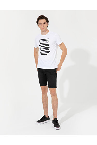 Pierre Cardin Antrasit Slim Fit Jean Şort 50251524-VR006