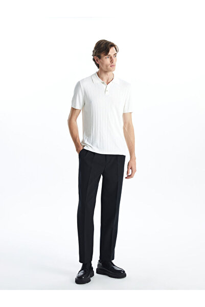LC Waikiki Men's Black Standard Fit Trousers