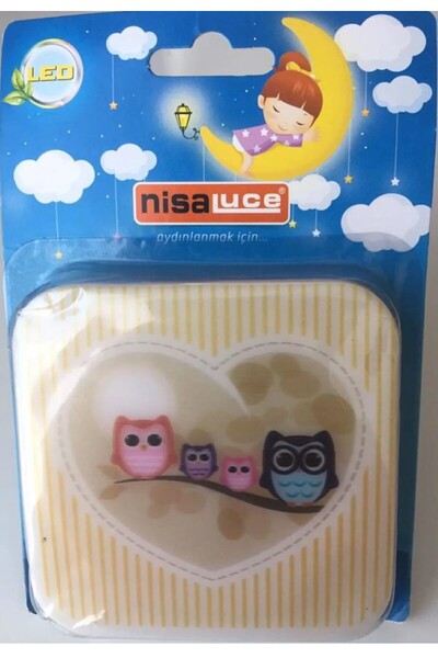 NisaLuce Çocuk Ledli Gece Lambası /baykuş