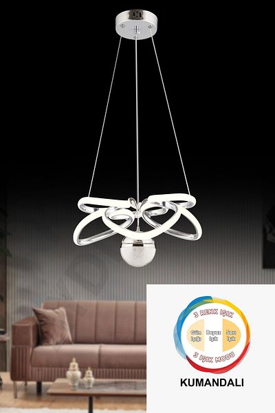 GYK LİGHT 3 Color Chandelier with Story Control