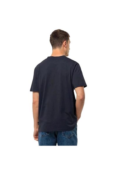 Jack Wolfskin Jack Tent T M 1809791tr-16459 Ανδρικό μπλουζάκι Navy Blue