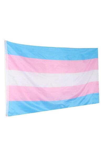 MR. ÇELİK PREMİUM Trans Bayrağı 70x105cm Raşel Kumaş