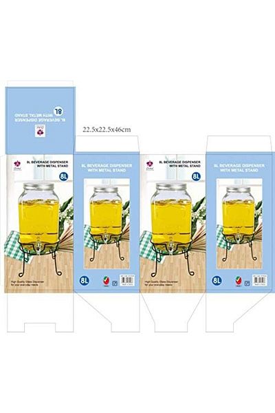 ORCHID 8L BEVERAGE DISEPENSAR W/STAND WY8528