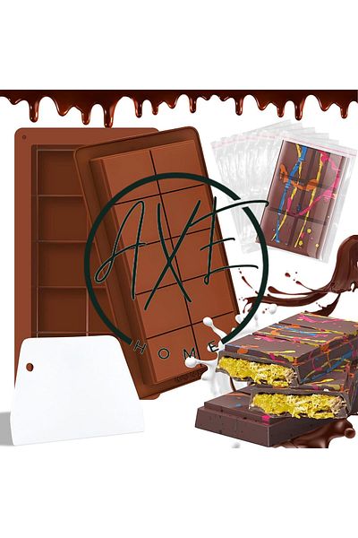 AXE HOME Dubai Chocolate - Silicone Mold, Bpa Free