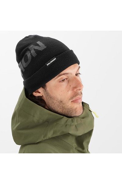 Salomon Lc2152900 Унисекс шапка Hermitage, черна