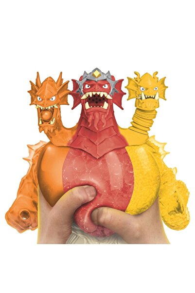 GIOCHI PREZIOSI King Hydra Stretching Figure - Gooojitzu with 3 Heads, Sound and Light
