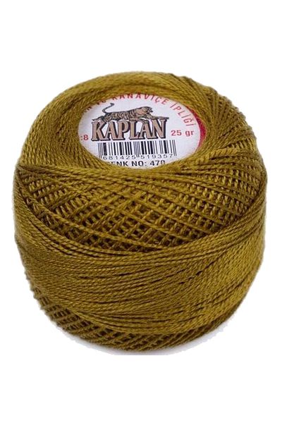 Skygo Tiger etamine and cross stitch thread no. 8 code/color: 470 - royaleks