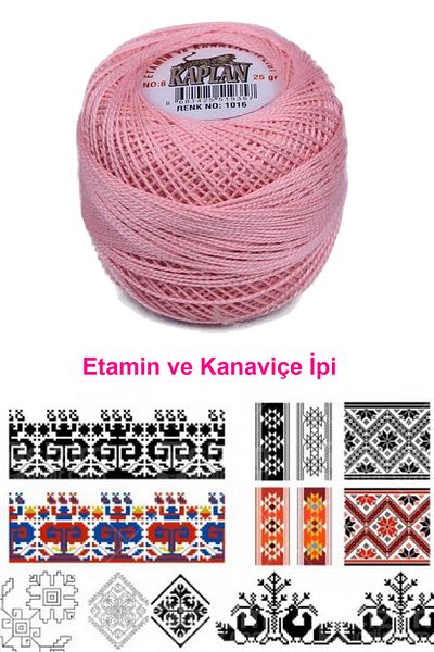 Kaplan Etamine and Cross Stitch Thread No 8 Code/Colour: 1016 - Royaleks