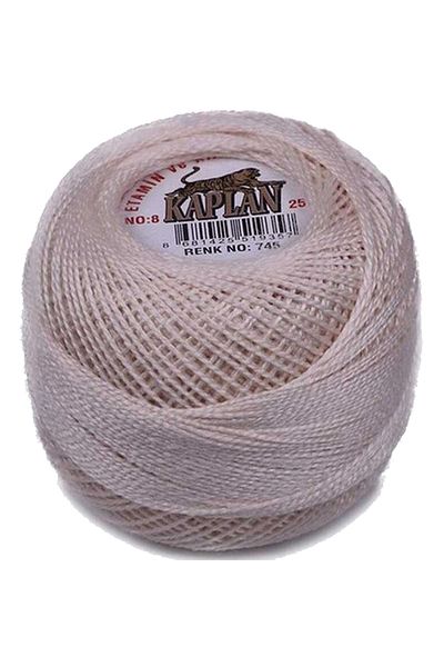Mu Art Tiger Etamine and Cross Stitch Thread 8 Code/Colour: 745 - Royaleks