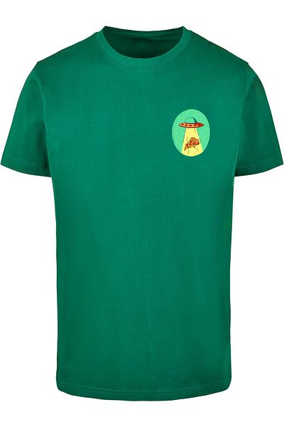 Mister Tee Herren Ufo Pizza Tee