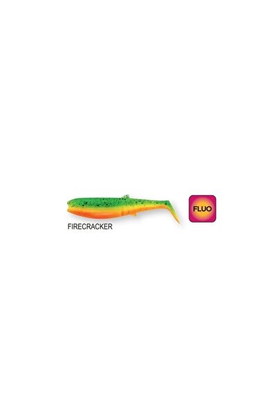 Cannibal Shad 10cm 9gr Silicone Feed Needle Free (PCS) Firecracker