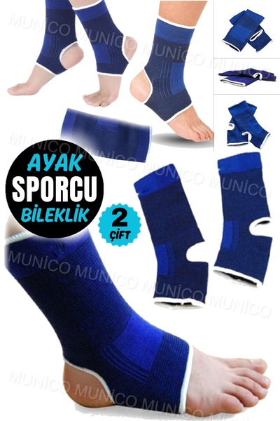 Gaggani 2 Çift Basketbol Için Ayak Bileği Desteği Basınçlı Ayak Bileği Desteğ...