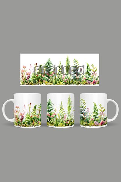 Fizello زهرة - كوب بطابع الأزهار