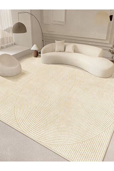 HaLıFoRuM Kaymaz Tabanlı Salon Halısı Koridor Halısı Mutfak Halısı Modern Desen Sade Halı MİR-01