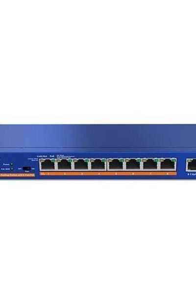 Tenda 9-Port 10/100Mbps Desktop Switch With 8-Port PoE