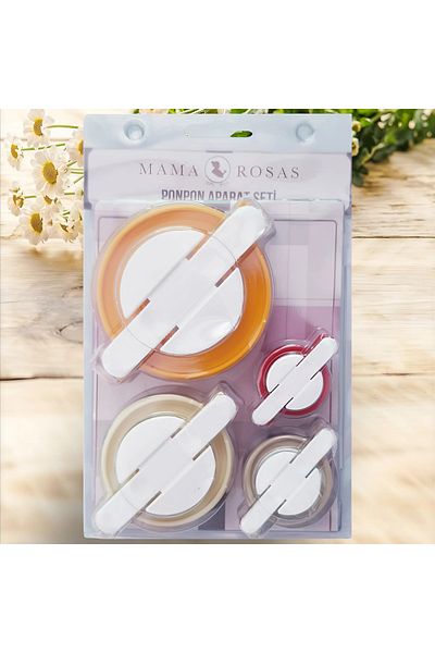 POPKONSOL Pom Pom Making Apparatus Set of 4