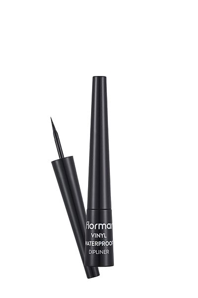 Flormar Waterproof Shiny Dipliner (BLACK) - Waterproof Dipliner - 001 Black -8690604536498