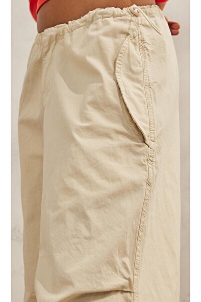 september island Bej Oversize Pantolon