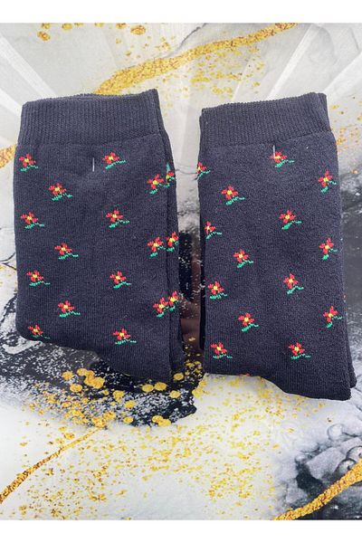 Günyan Store Women's Winter Thick Patterned Socks 2 Pairs