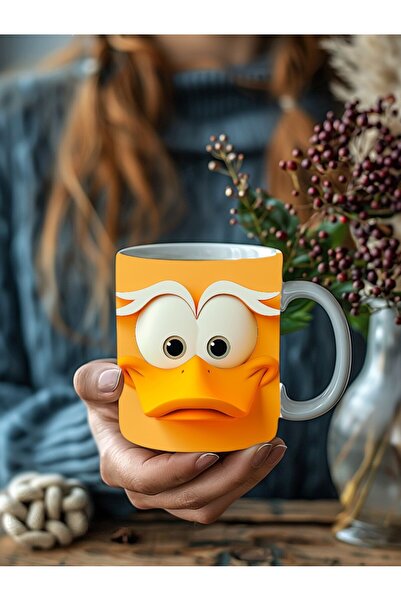 Evion Duck Themed 3D Design Ceramic Mug - Gift Mug