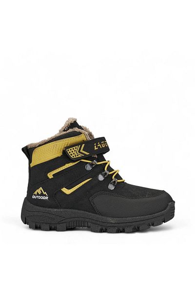 AlbiShoes Παιδικές μπότες για αγόρια με γούνα Velcro Cold Proof Winter Outdoor Trekking Παιδικές μπότες (26-35)