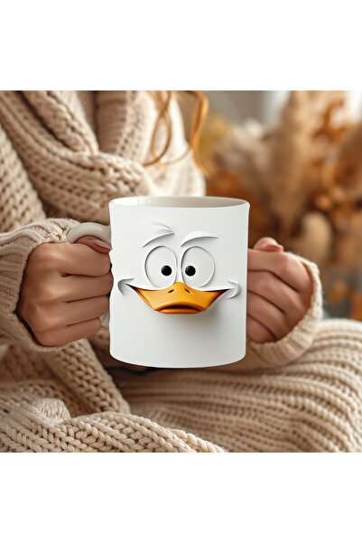 Evion Duck Themed 3D Design Ceramic Mug - Gift Mug