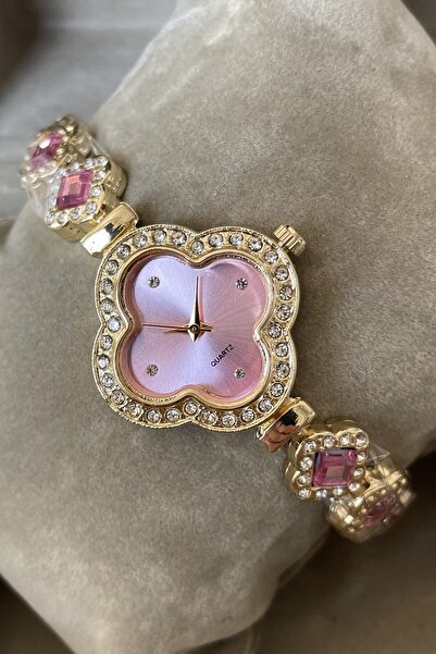 Leerybee Özel Saat Kutulu Zirkon Taşlı Şık Kadın Kol Saati Sevgiliye Anneye Kardeşe Yılbaşı Doğum Günü Hediye