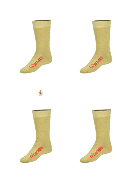 Aktan Extra  Havlu Dokuma Thermal Asker Çorabı 4’LÜPaket ( Sahra )