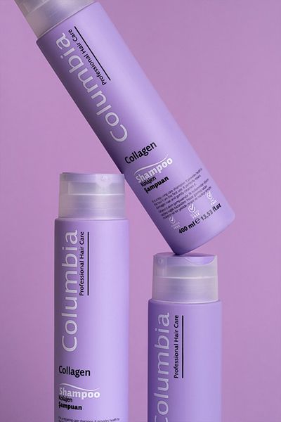 Columbia Salt-Free Collagen & Extra Volume and Plumping Shampoo 400 ml